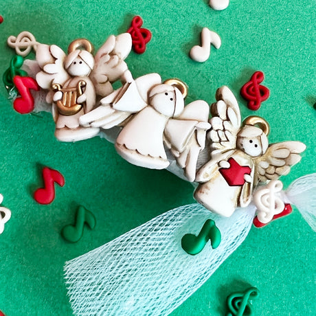 Christmas Choir Angel Barrette