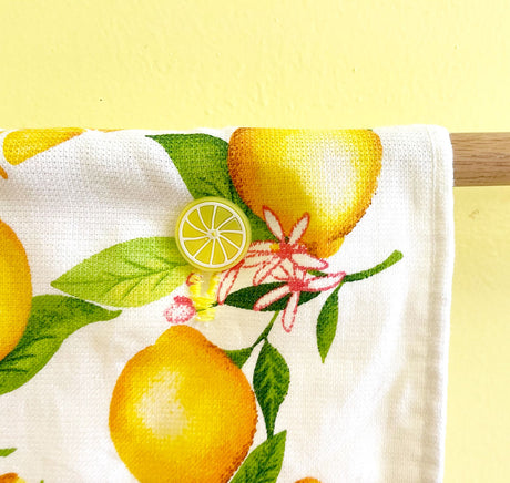 Adding Buttons to Hand Towels for Style and Functionality