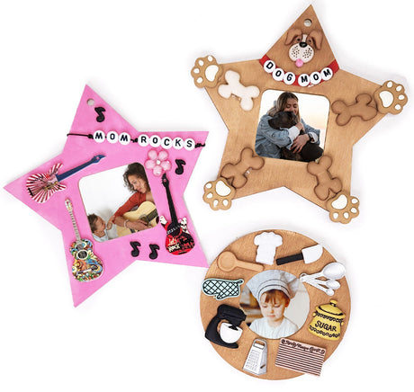 Make It For Mom: DIY Fridge Magnet Frames