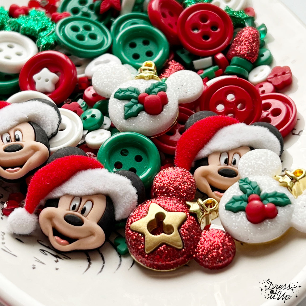 Disney Holiday Themed Embellishments