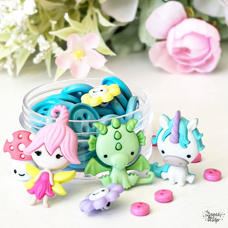 Fairy Tale Themed Buttons & Embellishments