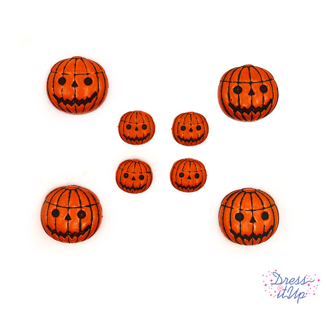 Carving Out Fun Jack O Lanterns Halloween Themed Buttons