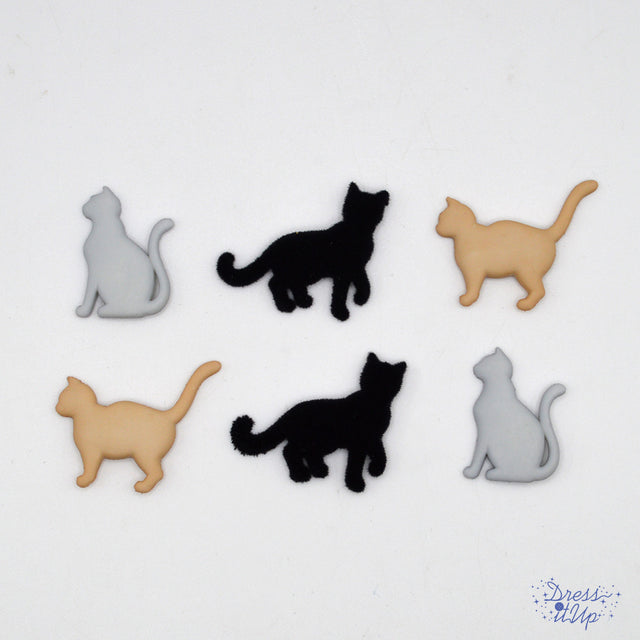 I Love Cats Pet Themed Buttons