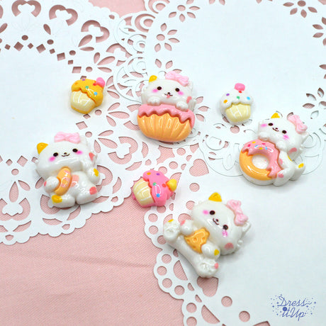 Kittens and Cupcakes Cute Embellishments