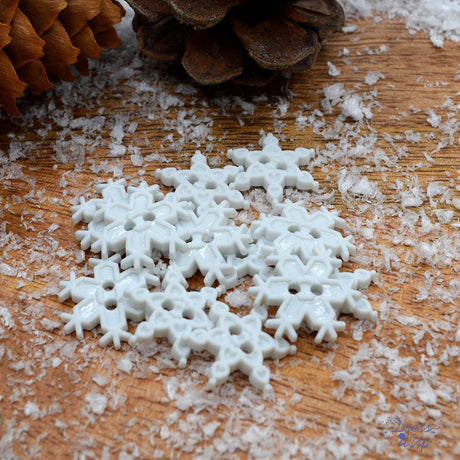 Coser a través de copos de nieve