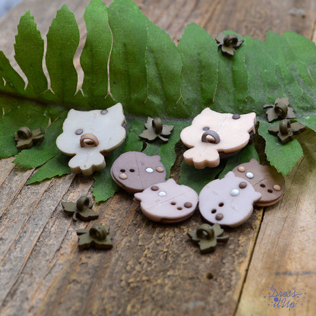 Woodland Wisdom Owl Bird Nature Themed Embellishments