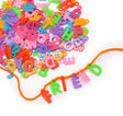 Alphabet Rainbow Plastic Letter Charms