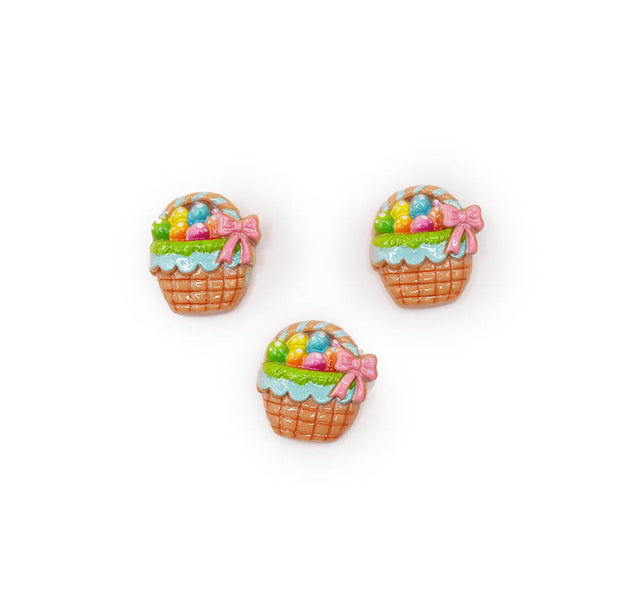 Resin easter basket embellishments
