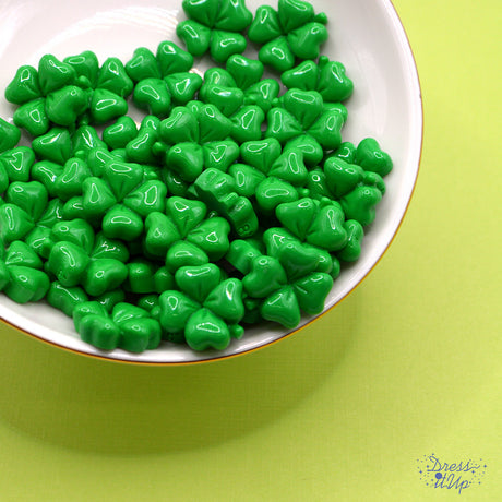 flat back chunky four-leaf clovers for crafting