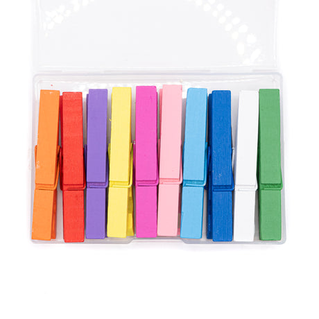 DIY Wood Clips Craft Kit Multicolor