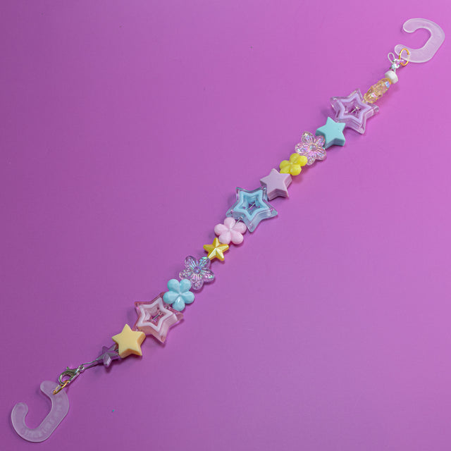 Acrylic Beaded Shoe Charms in Star Burst