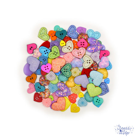 assortment of heart value pack for crafting