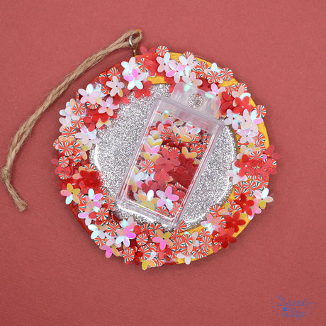Each mix includes round sequins, flower sequins, and candy slices.