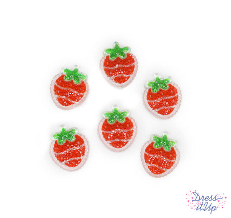 Sparkle Berries Glitter Fruit Embellishments