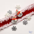 Glittery snowmen and snowflakes add to winter crafting