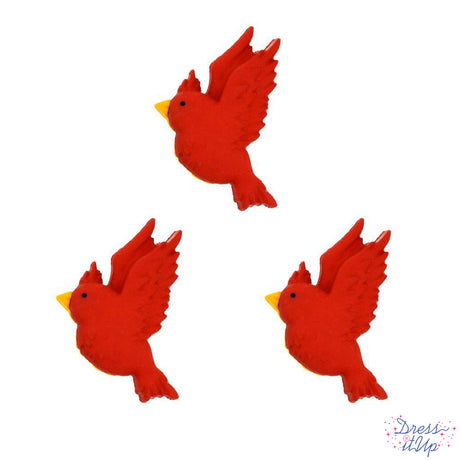 Red cardinals are great for bird, outdoor, spring crafts
