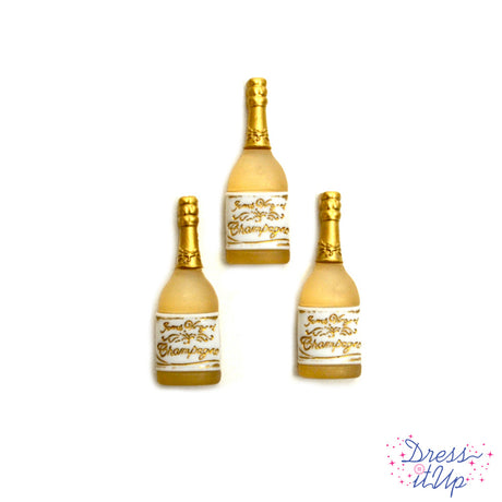 Champagne bottles to embellish wedding and celebration crafts