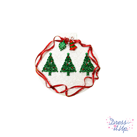 Ornament created featuring Christmas Elegance and other holiday embellishments