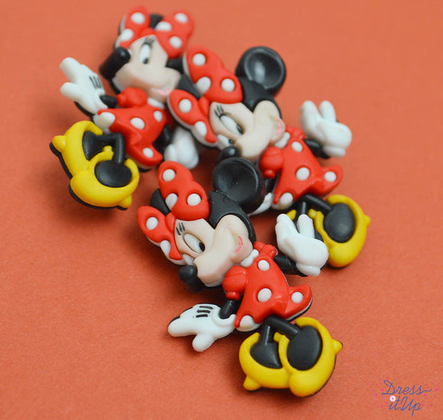 Disney's Minnie Mouse in a classic pose adds to sewing and crafting projects