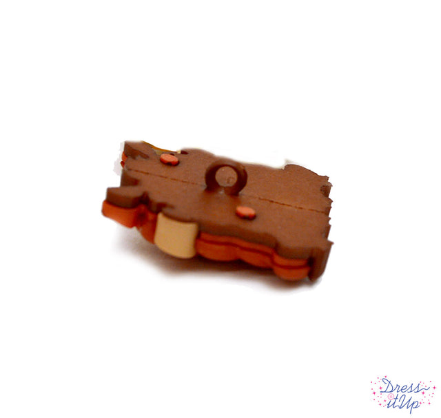 Pumbaa from Disney's The Lion King button showing shank back