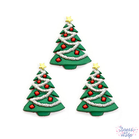 Trees decorated for Christmas add to winter and holiday crafts