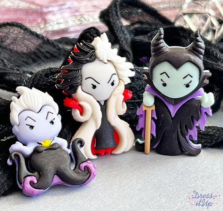 Disney villains Ursula, Cruella De Vil and Maleficent add to crafts and projects