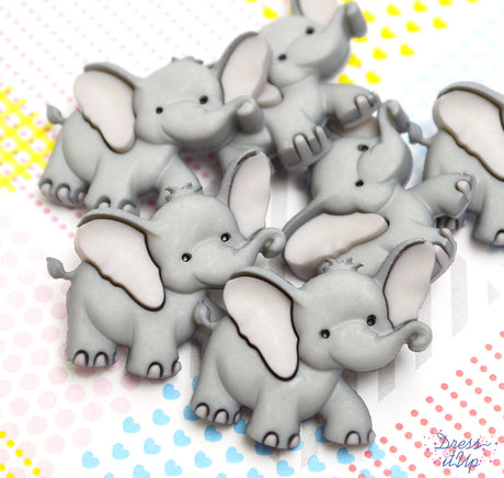 Adorable baby elephants add to nursery and children's crafts