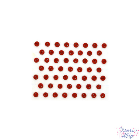 Tiny sew thru buttons in red add to sewing and crafting