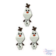Disney frozen emoji olaf snowman button for crafts and sewing