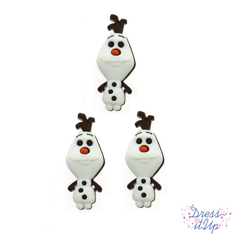 Disney frozen emoji olaf snowman button for crafts and sewing