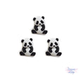 Adorable black and white panda bears add to animal themed and children's crafts