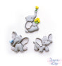 Three cute elephants for your spring or nursery crafts
