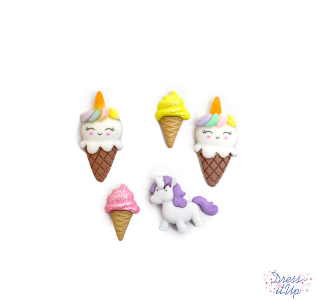 Whimsical unicorn and ice cream cones add to summer projects